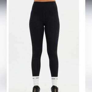 Girlfriend collective Black High-Waisted Leggings gently used